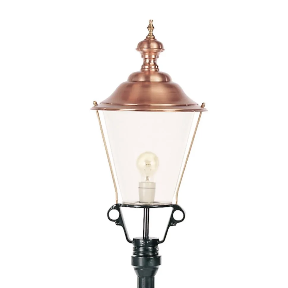 Flores stolpelampe, svart