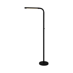 Gilly oppladbar LED-gulvlampe, svart