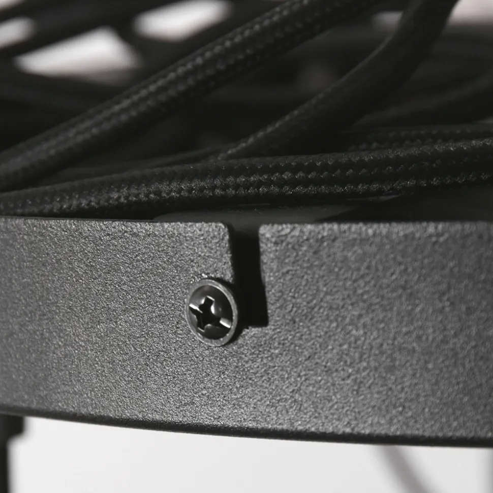 Glass-hengelampe Glasbol, messing, 5 lyskilder