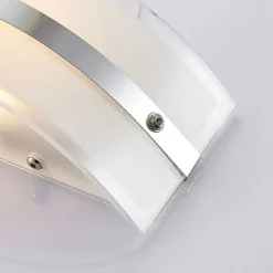 Glass-vegglampe Zinka med LED, 25 cm