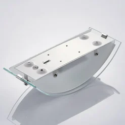 Glass-vegglampe Zinka med LED, 25 cm