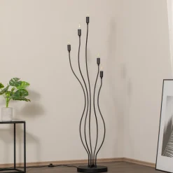 Gulvlampe Bonibon 13231 svart metall høyde 155 cm 5 lyskilder