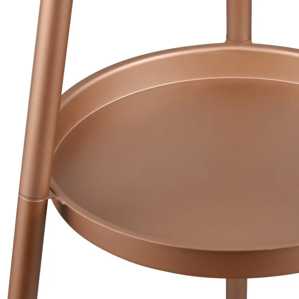 Gulvlampe Colette, tripod, kaffe/svart