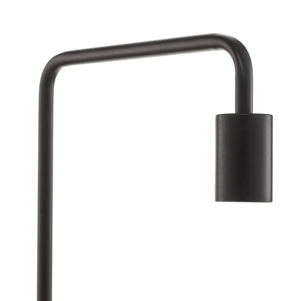 Gulvlampe Diallo uten skjerm matt svart