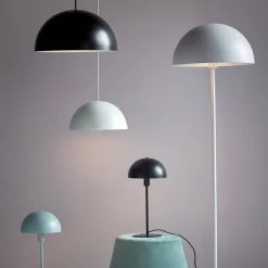 Gulvlampe Ellen 40 med metallskjerm, hvit