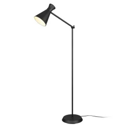 Gulvlampe Enzo, høyde 150 cm, svart