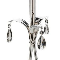 Gulvlampe Jacqueline, 3 lyskilder, hvit