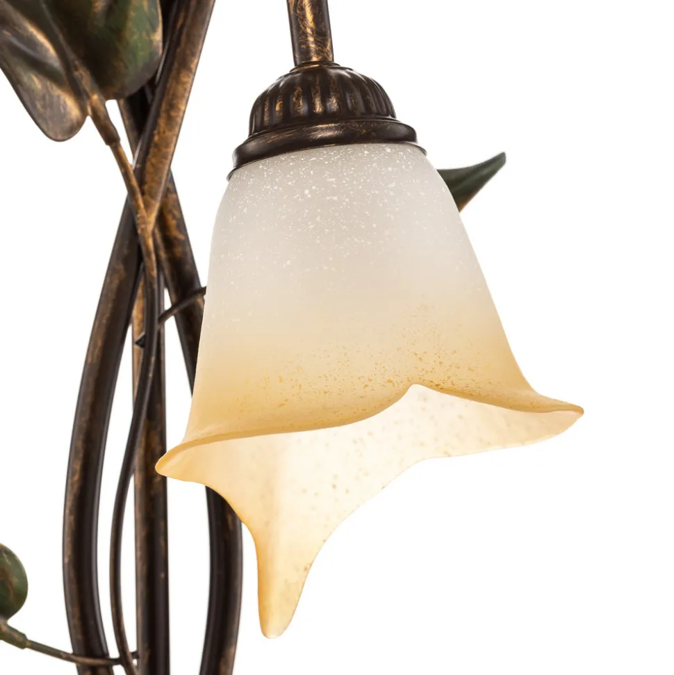 Gulvlampe Miranda i florentinsk stil, bronse