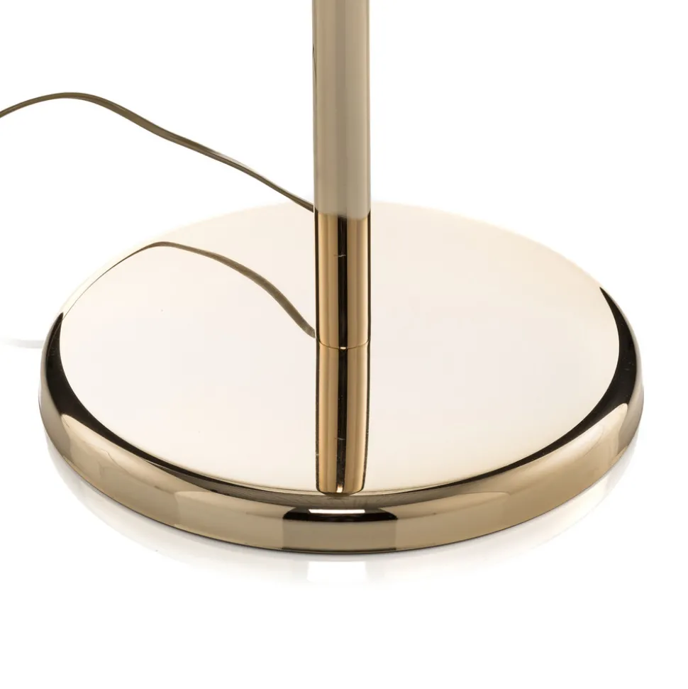 Gulvlampe Pioggia med krystallregn, gull