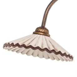 Gulvlampe Rosina med to keramiske skjermer