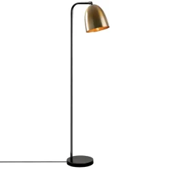 Gulvlampe Tattoo 4091 gull antikk/svart, metall Høyde 120 cm