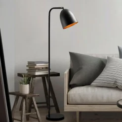 Gulvlampe Tattoo 4090, svart, metall, høyde 120 cm