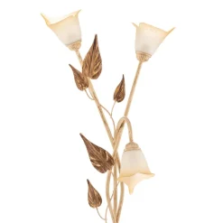 Gulvlampe Vanda i florentinsk stil, elfenben