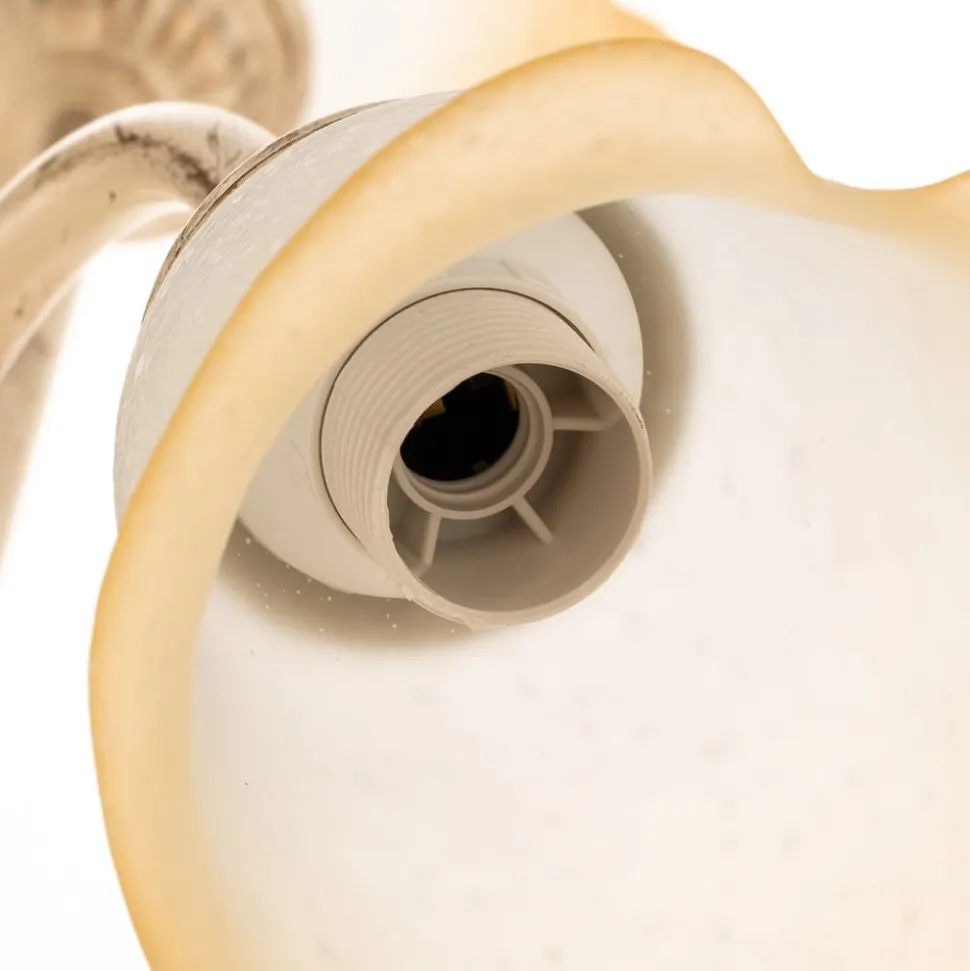 Gulvlampe Vanda i florentinsk stil, elfenben