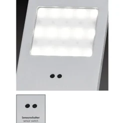 Helena LED-møbelbelysning, 19 x 7 cm, sett med 3, sensor, metall