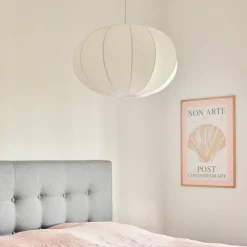 Hengelampe Aeron 60 med tekstilskjerm Ø 60 cm