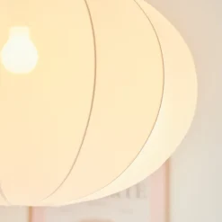 Hengelampe Aeron 60 med tekstilskjerm Ø 60 cm