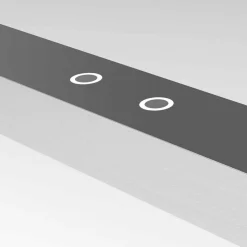 Hengelampe Bande, 155 cm, opp/ned, stål, CCT, dimmer