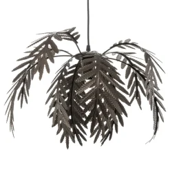 Hengelampe Dubai, palmedekor, Ø 46 cm, bronse