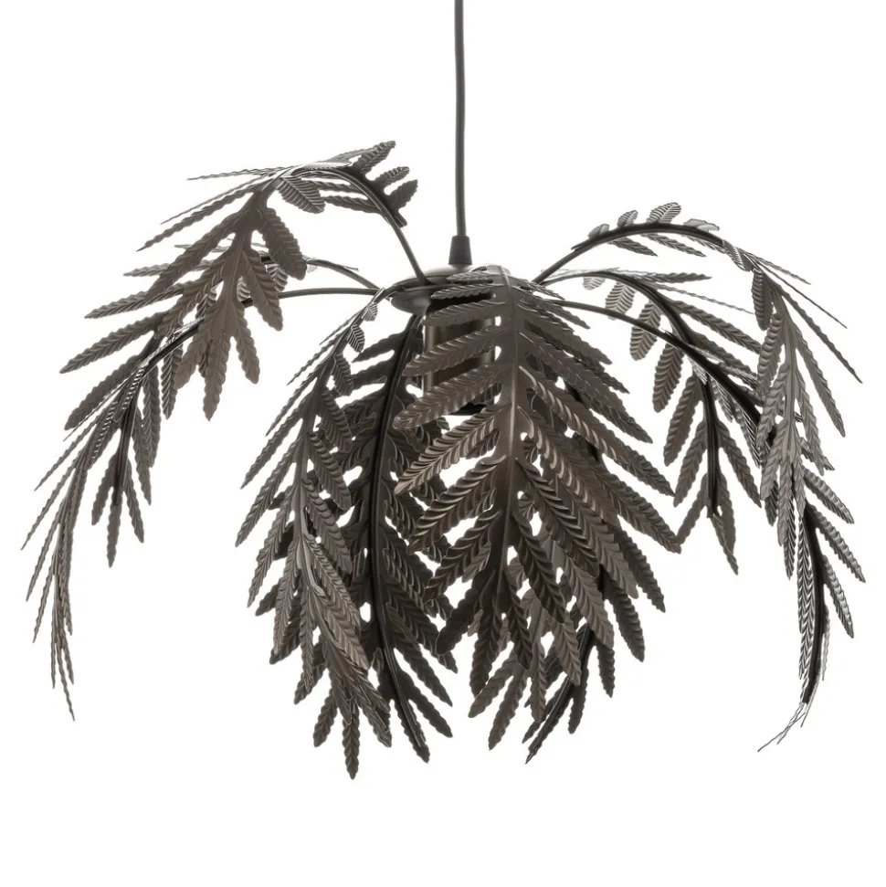 Hengelampe Dubai, palmedekor, Ø 46 cm, bronse