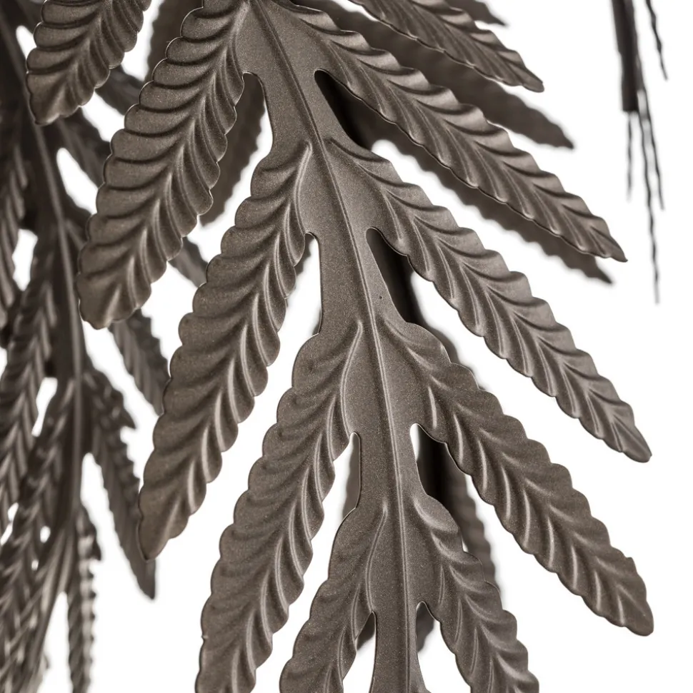 Hengelampe Dubai, palmedekor, Ø 46 cm, bronse