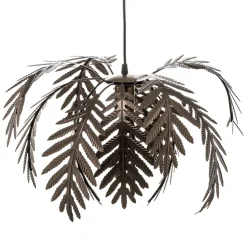 Hengelampe Dubai, palmedekor, Ø 46 cm, bronse