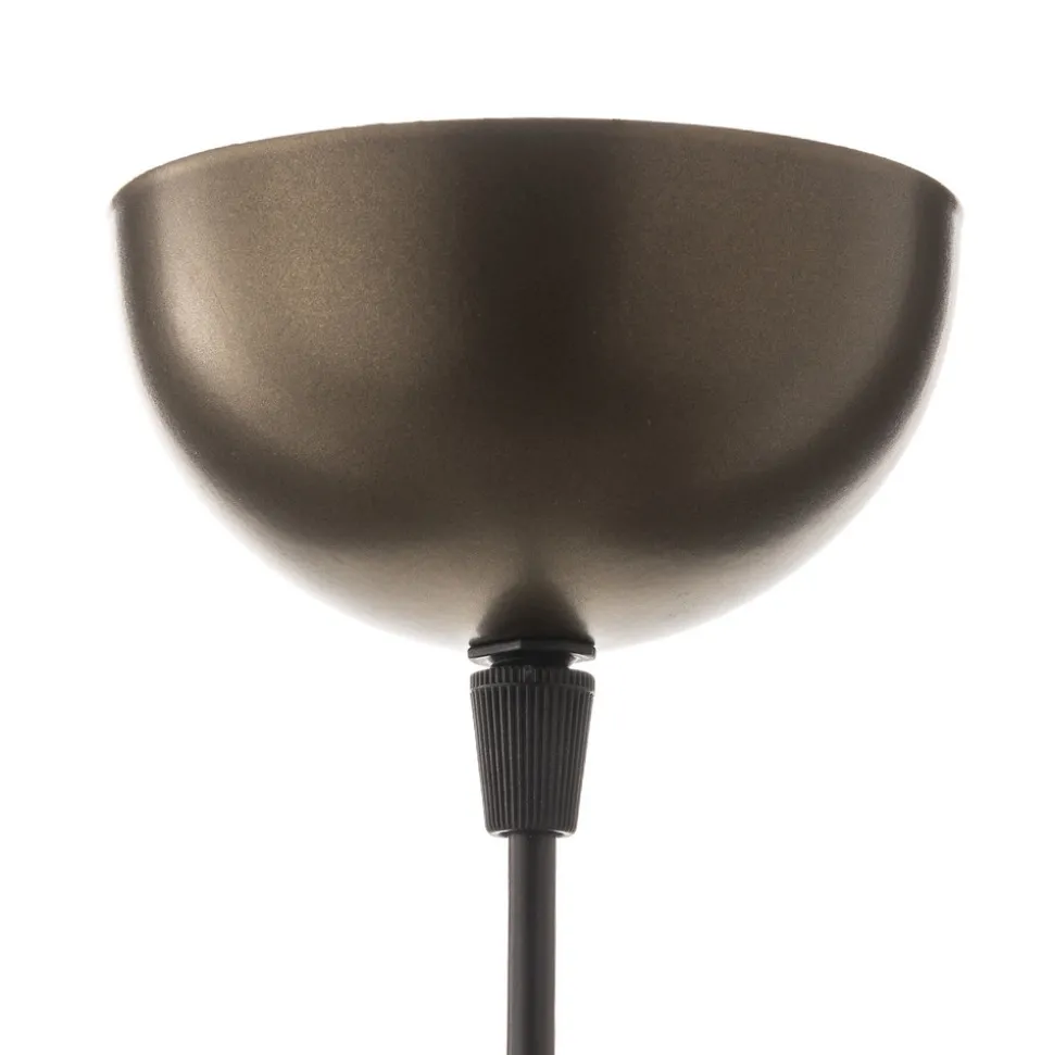 Hengelampe Dubai, palmedekor, Ø 46 cm, bronse