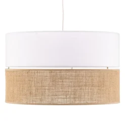 Hengelampe Linobianco med jute