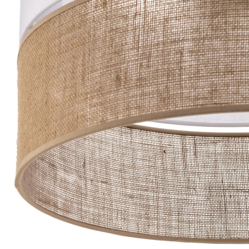 Hengelampe Linobianco med jute