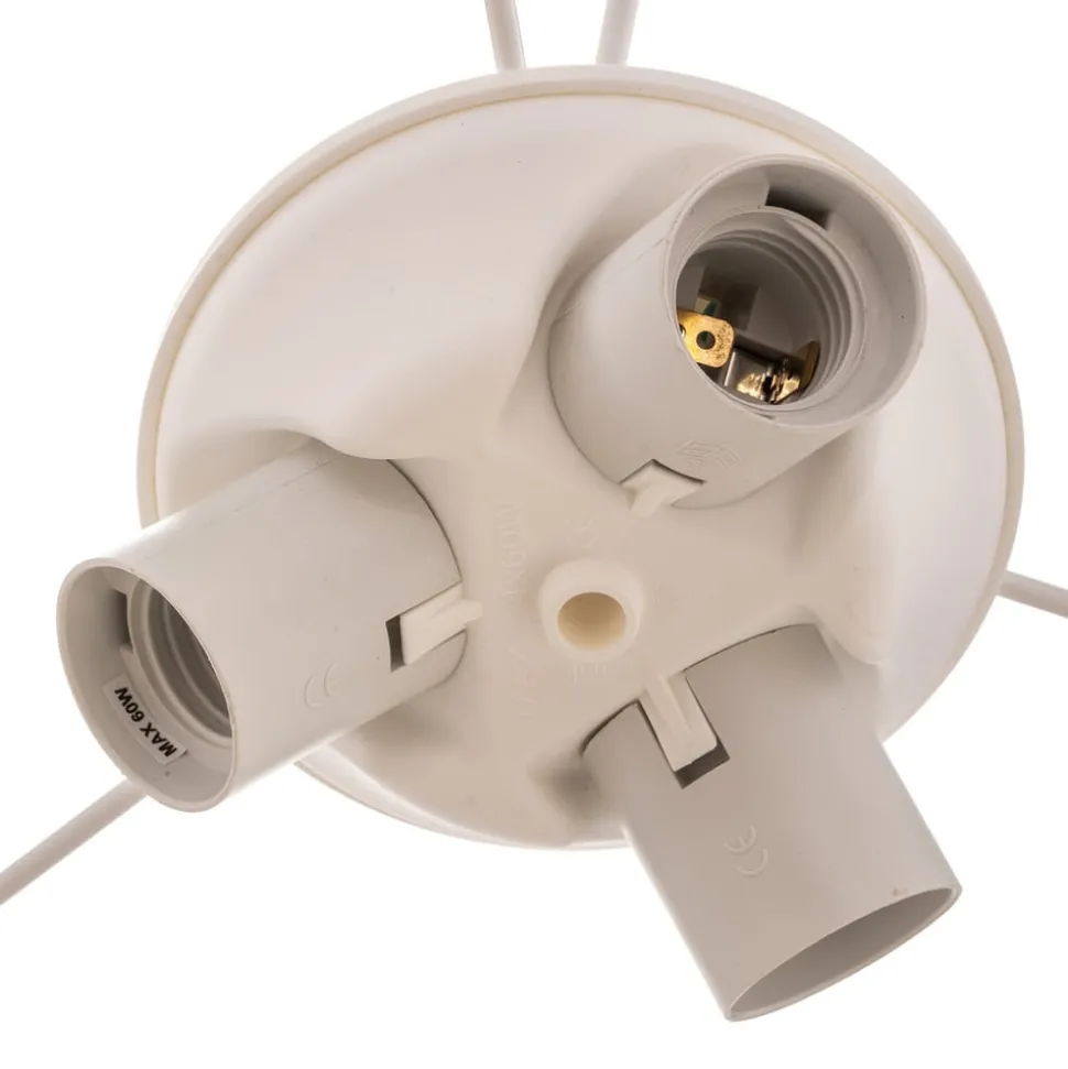 Hengelampe Linobianco med jute