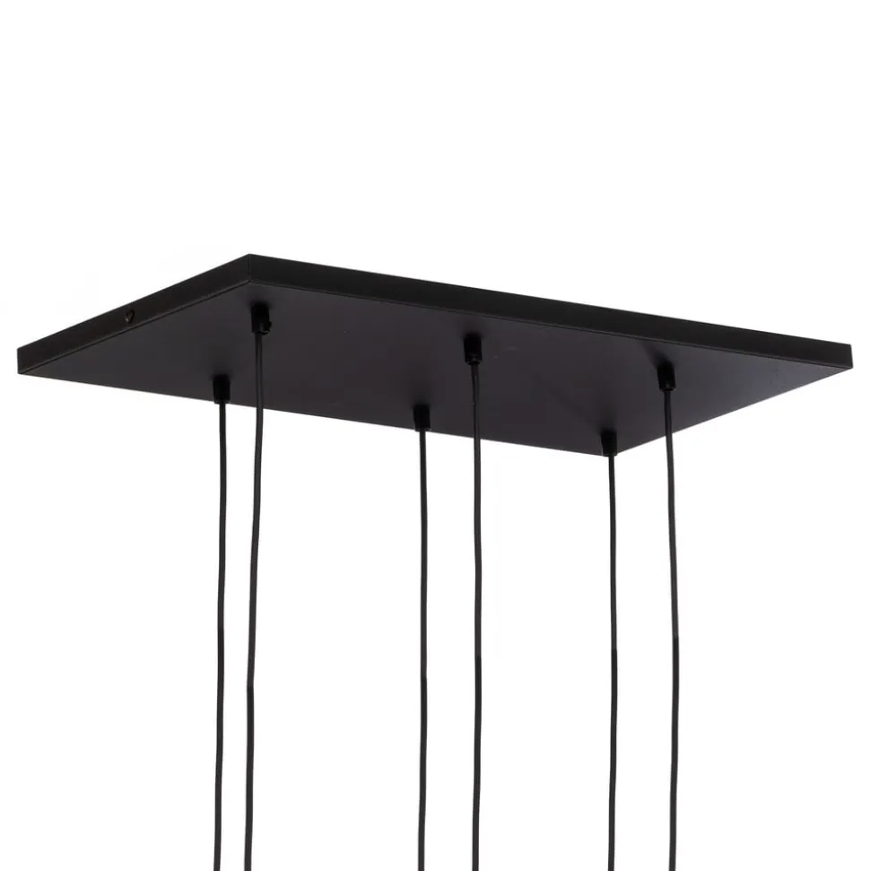 Hengelampe Marco Green, 6 lyskilder klar/grønn/brun