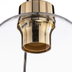 Hengelampe Marco Green, 6 lyskilder klar/grønn/brun