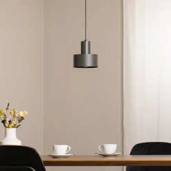 Hengelampe Rif S, olivgrøn, 1 lyskilde, Ø 15 cm, stål