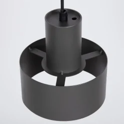 Hengelampe Rif S, olivgrøn, 1 lyskilde, Ø 15 cm, stål