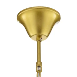 Hengelampe Ruben med skjerm av perlemorsskiver