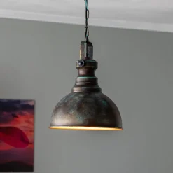 Hengelampe Saglam 3710 1 lyskilde Ø31cm gull antikk