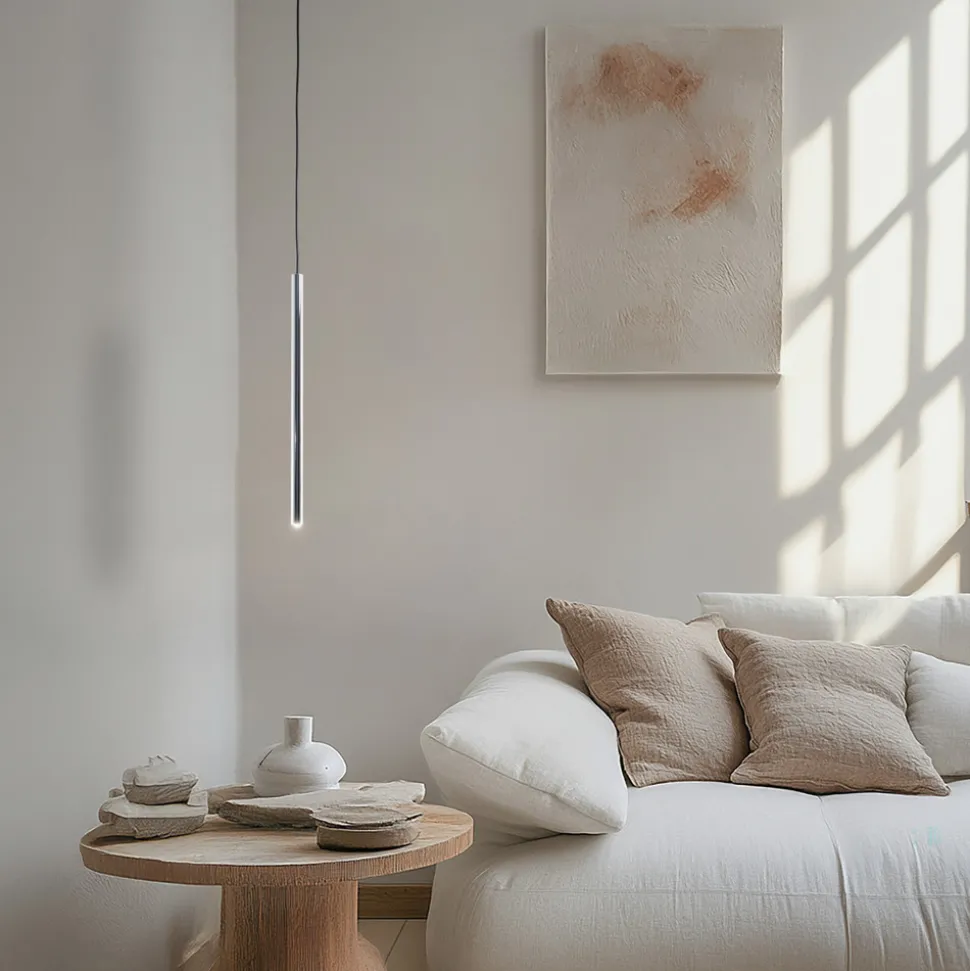 Hengelampe Sopel Lux, 1 lyskilde, svart/sølv, G9