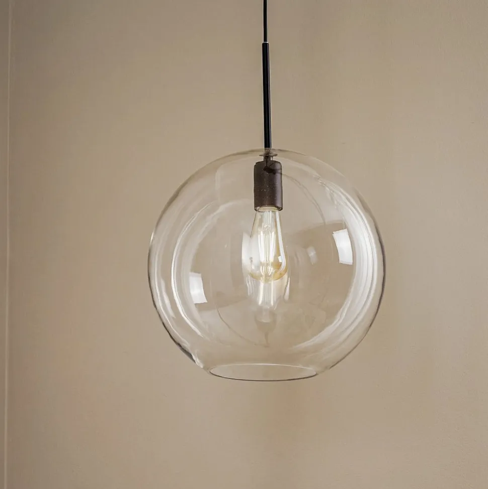 Hengelampe Sphere XL med glasskjerm