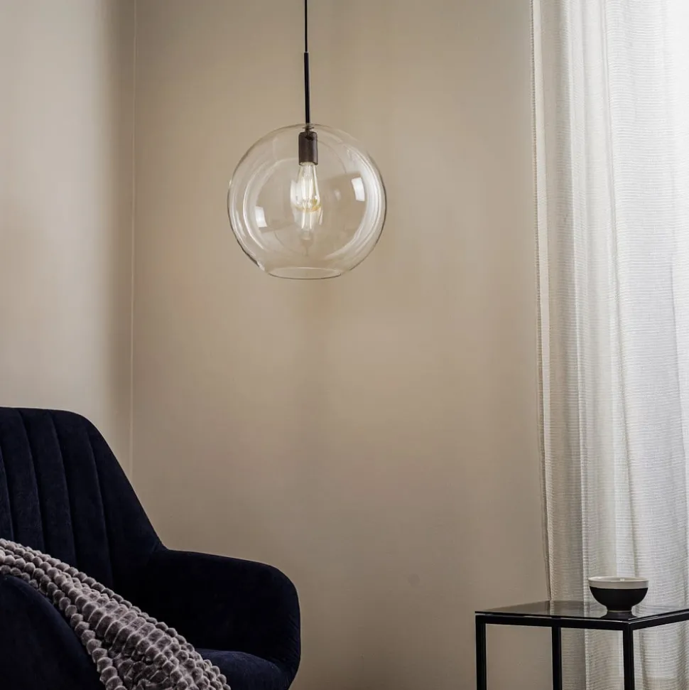 Hengelampe Sphere XL med glasskjerm