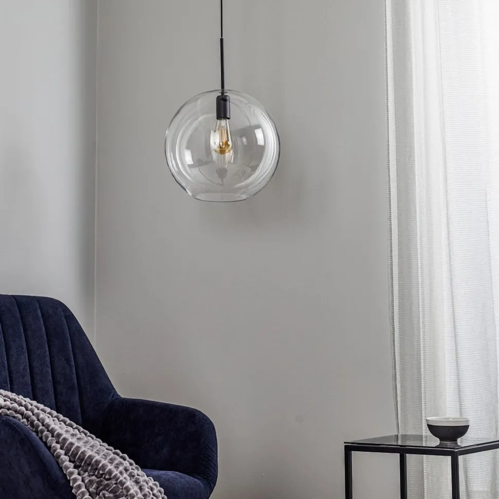 Hengelampe Sphere XL med glasskjerm