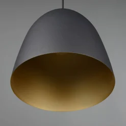 Hengelampe Tilda, 1 lyskilde, svart/gull, Ø 25 cm