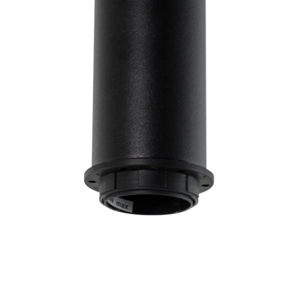 Hengelampe Vitrum cupola S, svart, halvrund, Ø 19 cm