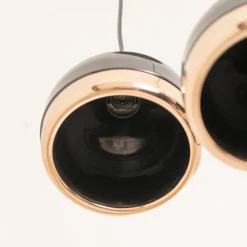 Hengelampe Yildo 6871 3 lyskilder rondel svart/kobber