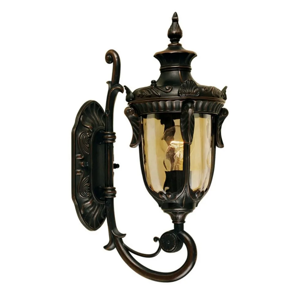 Historisk PHILADELPHIA utendørs vegglampe 43 cm
