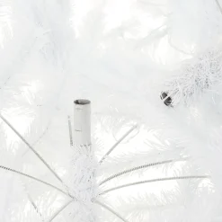 Hvitt LED-juletre Ottawa for utendørs bruk 2,1 m 260LED