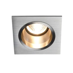 Høyvoltsinnbyggingslampe Soley, kantet