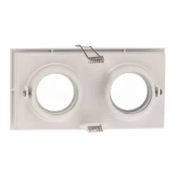 Innfellingslampe Hyde, 2 lyskilder IP44, hvit