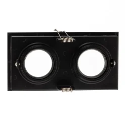 Innfellingslampe Hyde, 2 lyskilder IP44, svart