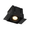 Innfellingsspot Trimless, 1 lyskilde, svart