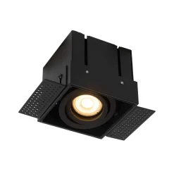 Innfellingsspot Trimless, 1 lyskilde, svart
